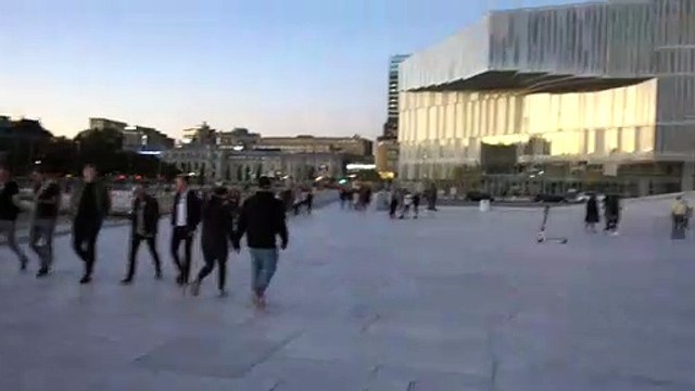 BDMV-108 Aruna & HAri Sharma leaving operahuset complex Oslo Norwau Sep 21, 2019