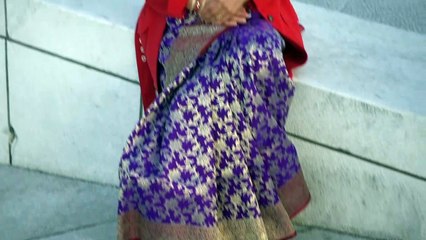 BDMV-107 Aruna Sharma sitting down at Operahuset Oslo Norway Sep 21, 2019