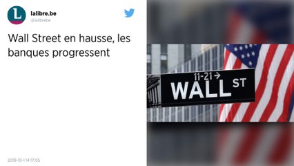 Wall Street en hausse, les banques progressent