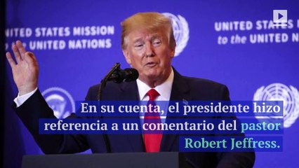 Trump tuitea que su juicio político llevaría a una 'guerra civil'