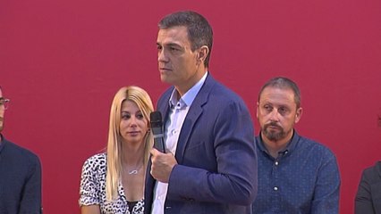 Sánchez promete que, si llega la crisis, habrá un reparto "justo"