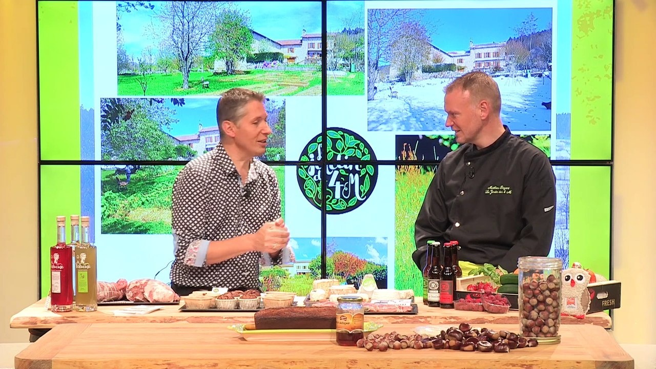 Les jardins 4M les saveurs du Pilat dans votre assiette!