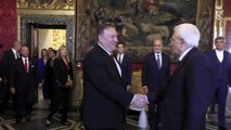 Roma - Mattarella incontra il Segretario di Stato degli Stati Uniti d’America (01.10.19)