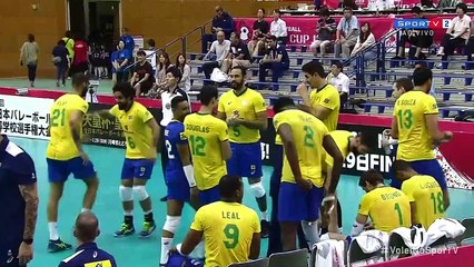 Copa do Mundo de Volei Masculino 2019 - Brasil vs Canadá SPORTV 01.10.2019 1º Set