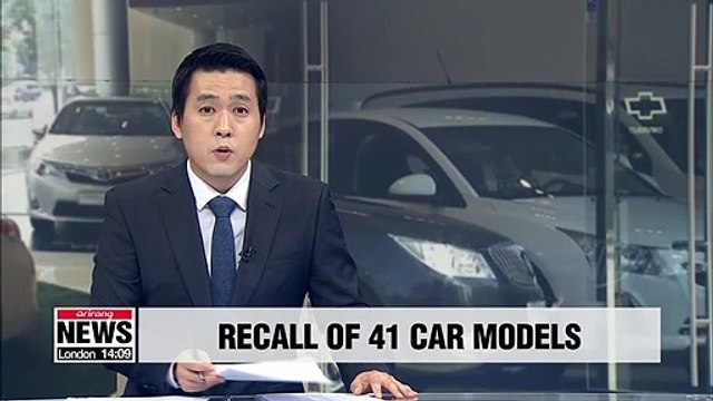 9 automakers including GM Korea recall over 200,000 cars