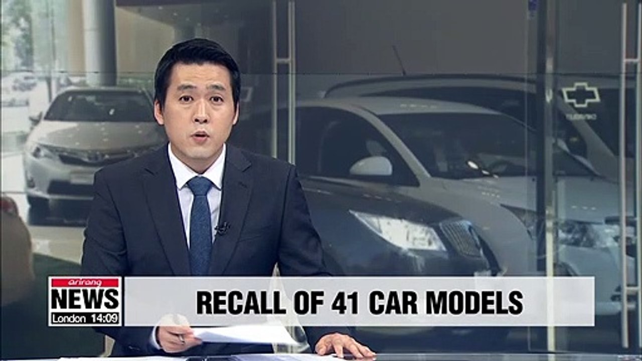 9 automakers including GM Korea recall over 200,000 cars