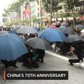 Fresh protests rock Hong Kong as China's 70th anniversary approaches