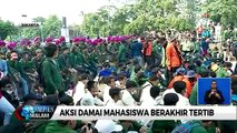 Aksi Damai Mahasiswa di Kompleks DPR Berakhir Tertib