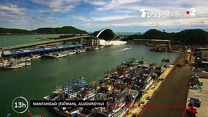 Taïwan : un pont de 140 mètres s'effondre, plusieurs portés disparus