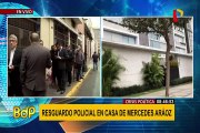 Retiran resguardo policial en exteriores de casa de Mercedes Aráoz