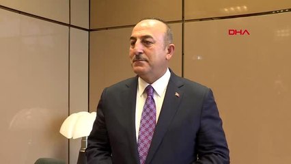 Çavuşoğlu macron'un türkiye'ye dil uzatması haddini aşmaktır