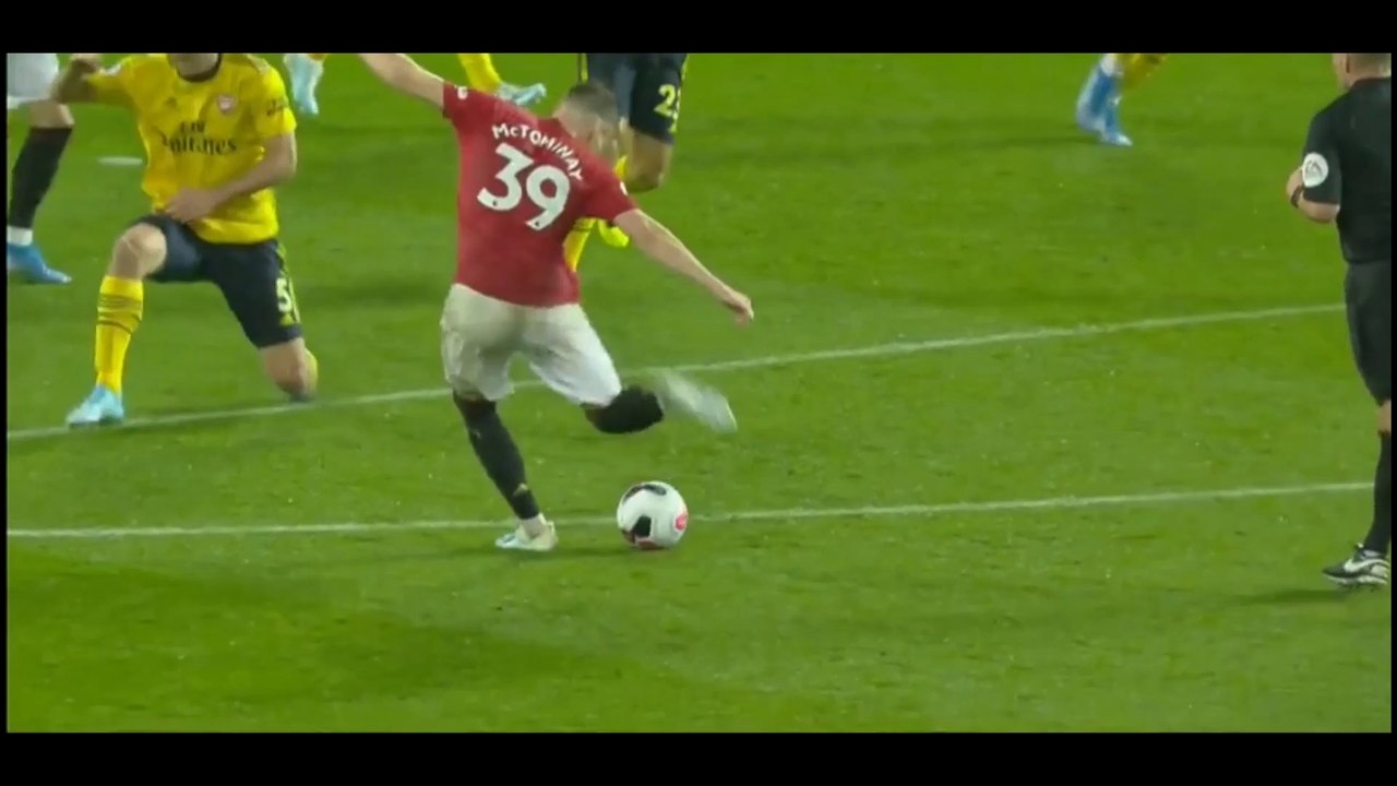 Scott McTominay brilliant strike Vs Arsenal