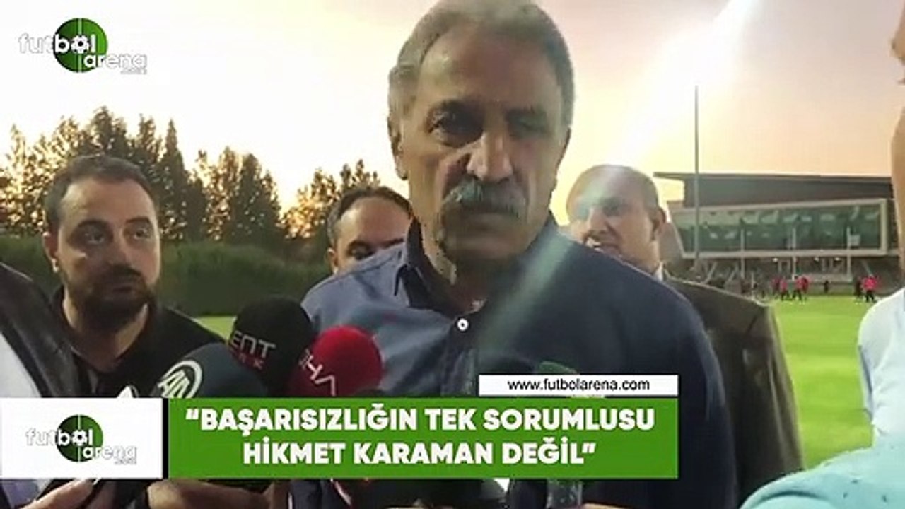 Erol Bedir: "Başarısızlığın tek sorumlusu Hikmet Karaman değil"
