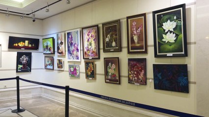 Başkentte yoksul ailelerin çocukları için resim sergisi - ANKARA