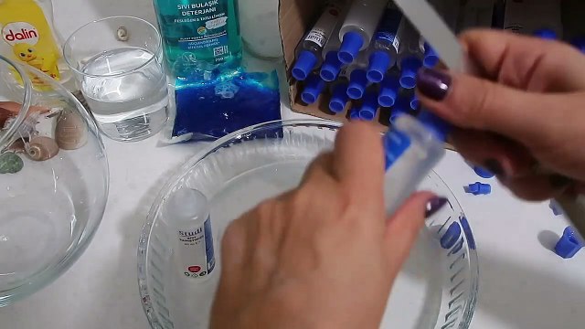 Okyanus Akvaryum Slime DIY REAL SLIME AQUARIUM HOW TO MAKE A SLIME Bidünya Oyuncak