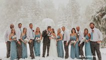 Couple planning fall wedding gets historic snowstorm surprise