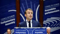 Macron pide reforzar los valores europeos para luchar contra los regímenes autoritarios