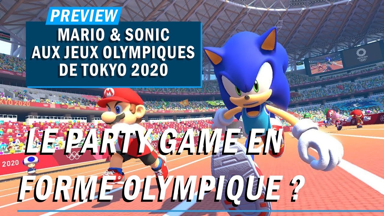 LE PARTY GAME EN FORME OLYMPIQUE ? Mario & Sonic aux Jeux Olympiques de Tokyo 2020 | PREVIEW