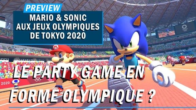 LE PARTY GAME EN FORME OLYMPIQUE ? Mario & Sonic aux Jeux Olympiques de Tokyo 2020 | PREVIEW