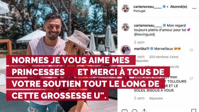 Carla Moreau et Kevin Guedj parents : découvrez le prénom de leur fille