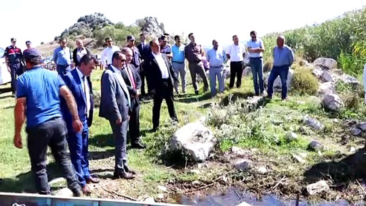Gölhisar gölüne 2000 yayın balığı bırakıldı - BURDUR