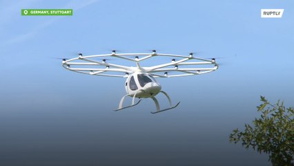 Presentan un nuevo "taxi volador" en Stuttgart