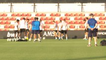 El Valencia CF prepara el partido de Champions ante el Ajax