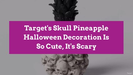 Target's Skull Pineapple Halloween Decoration Is So Cute, It's Scary
