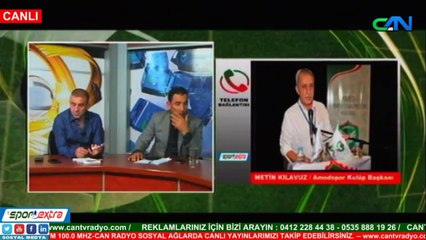 DİYARBAKIR CAN TV - SPOR EXTRA PROGRAMI - AMEDSPOR KULÜP BAŞKANI METİN KILAVUZ