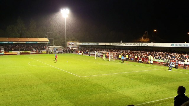 Crawley Town's winning penalty against Stoke City