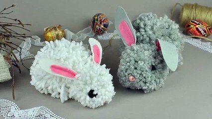 Conejitos de pascua decorativos