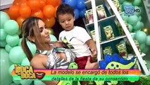 Luana Pinto celebró el cumpleaños de su hijo Gabriel