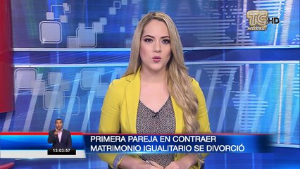 Primera pareja en contraer matrimonio igualitario se divorció
