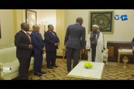 RTG/Le Chef de l’état a reçu simultanément le ministre de l’Intérieur, de la justice, Garde des Sceaux et le ministre de l’Economie, des Finances et des Solidarités Sociales