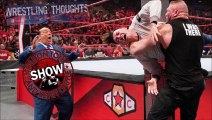 WWE RAW - Rey Mysterio's Son attacked by Brock Lesner