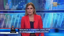 Carrión renunció a presidencia de comisón legislativa