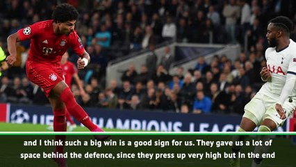 We knew we'd get space - Gnabry on four goal haul v Spurs