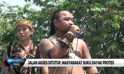 Jalan Akses Ditutup, Masyarakat Suku Dayak Protes ke Pertamina