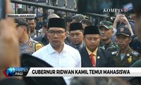 Ridwan Kamil Temui Mahasiswa, Aspirasi Segera Dibawa ke Pusat