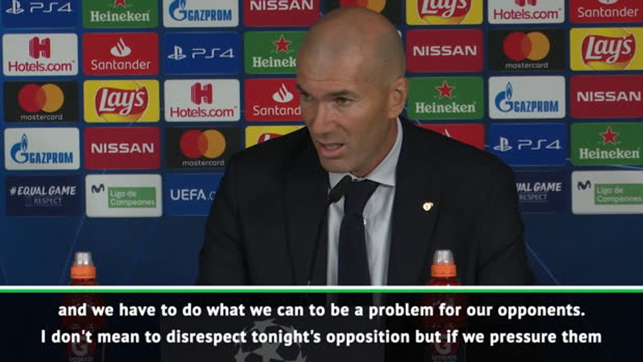 Zidane frustrated again with Real Madrid focus after Brugge draw