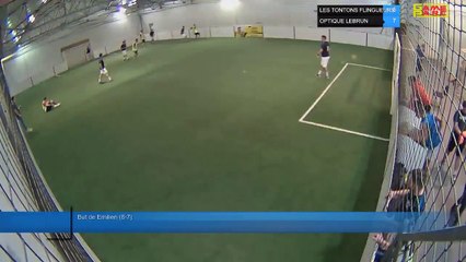 But de Emilien (8-7) - LES TONTONS FLINGUEURS Vs OPTIQUE LEBRUN - 01/10/19 20:00 - LIGUE 1