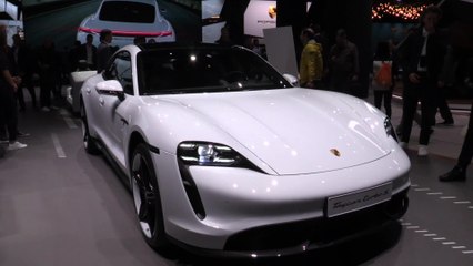 The new Porsche Taycan Turbo S presented at 2019 IAA