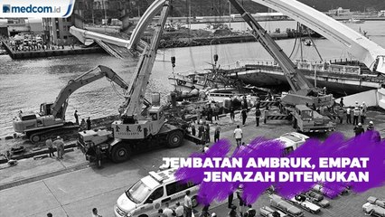 Jembatan Ambruk di Taiwan, 4 Korban Tewas