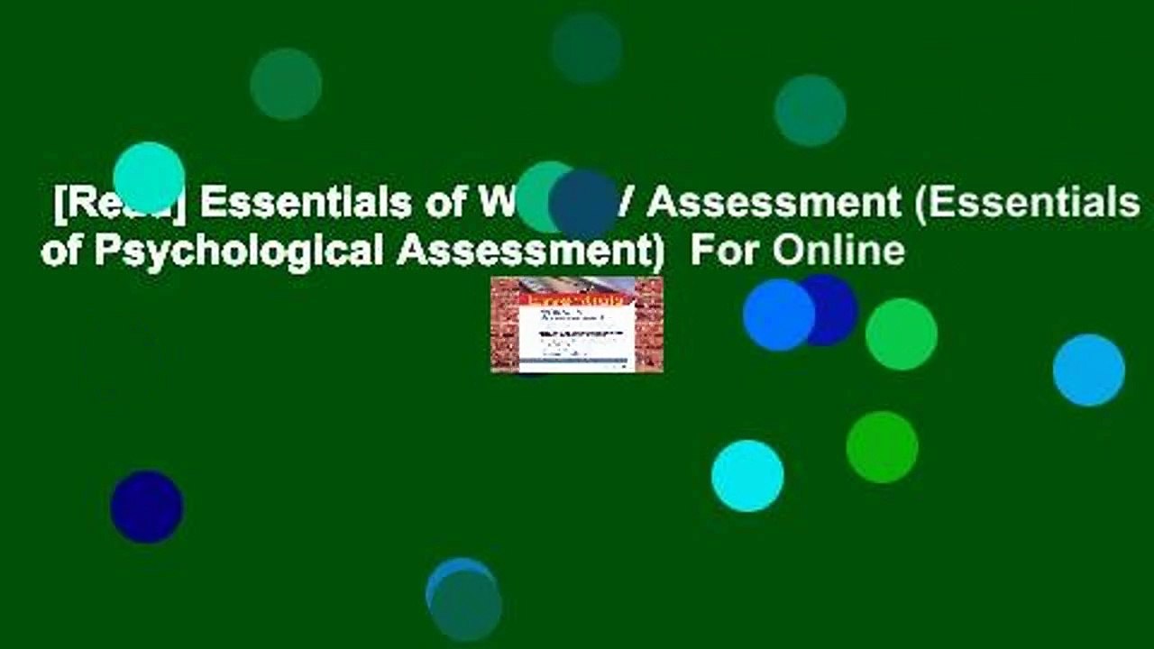 [Read] Essentials of WISC-V Assessment (Essentials of Psychological Assessment)  For Online