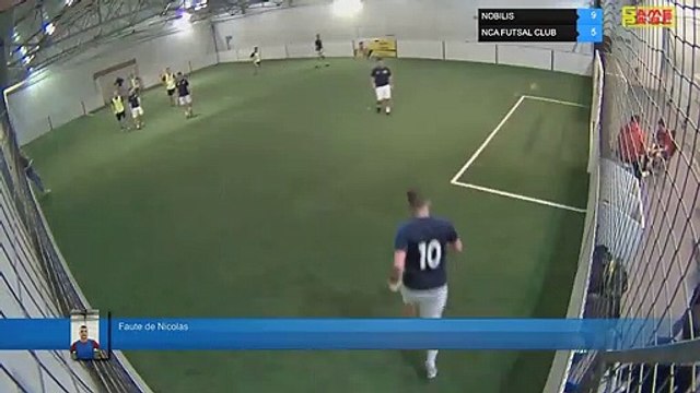Faute de Nicolas - NOBILIS Vs NCA FUTSAL CLUB - 01/10/19 20:00 - LIGUE 3 - Poitiers Game Parc