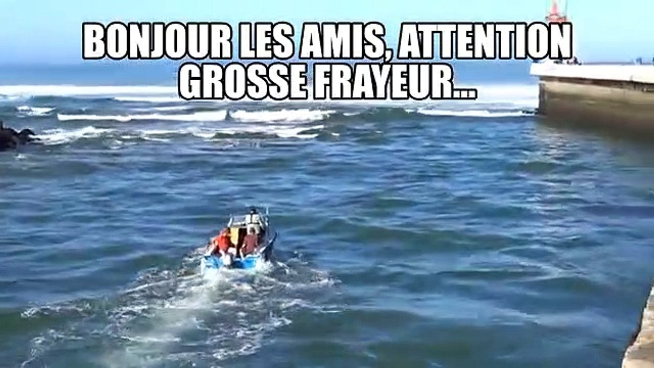 Le capitaine d'un petit bateau tombe à l'eau (Capbreton)