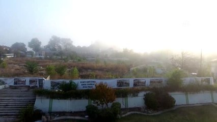 Sisin örttüğü Selimiye'nin görüntüsü büyüledi