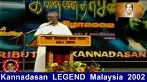 Kannadasan  LEGEND  Malaysia  2002  vol  20  Solomon Pappaiah