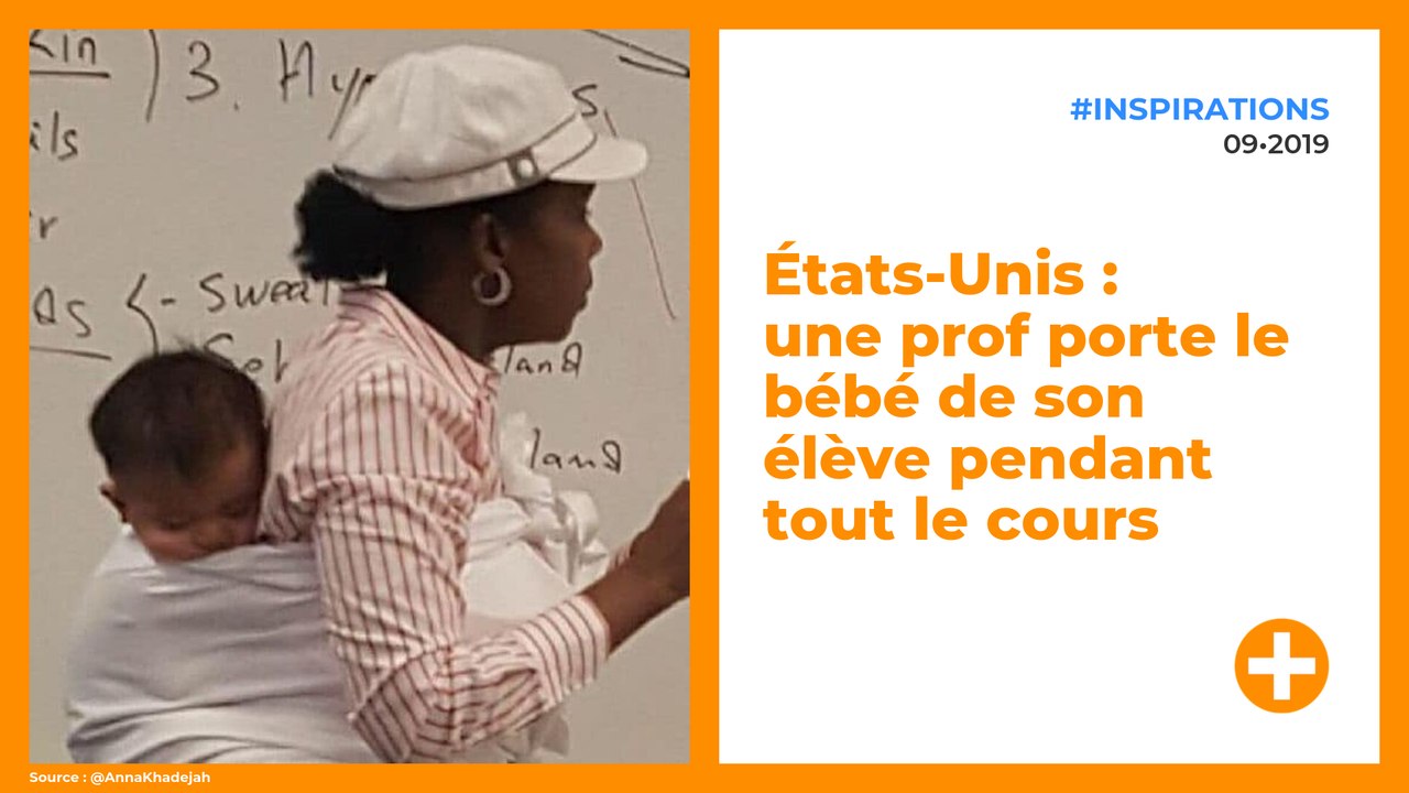 États-Unis : une prof porte le bébé de son élève pendant tout le cours