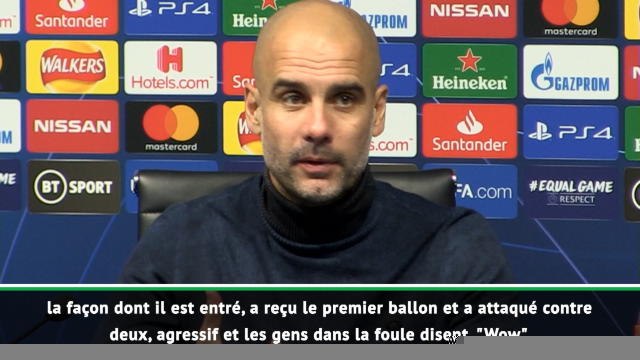 Groupe C - Guardiola : Raheem Sterling sera meilleur dans quelques années